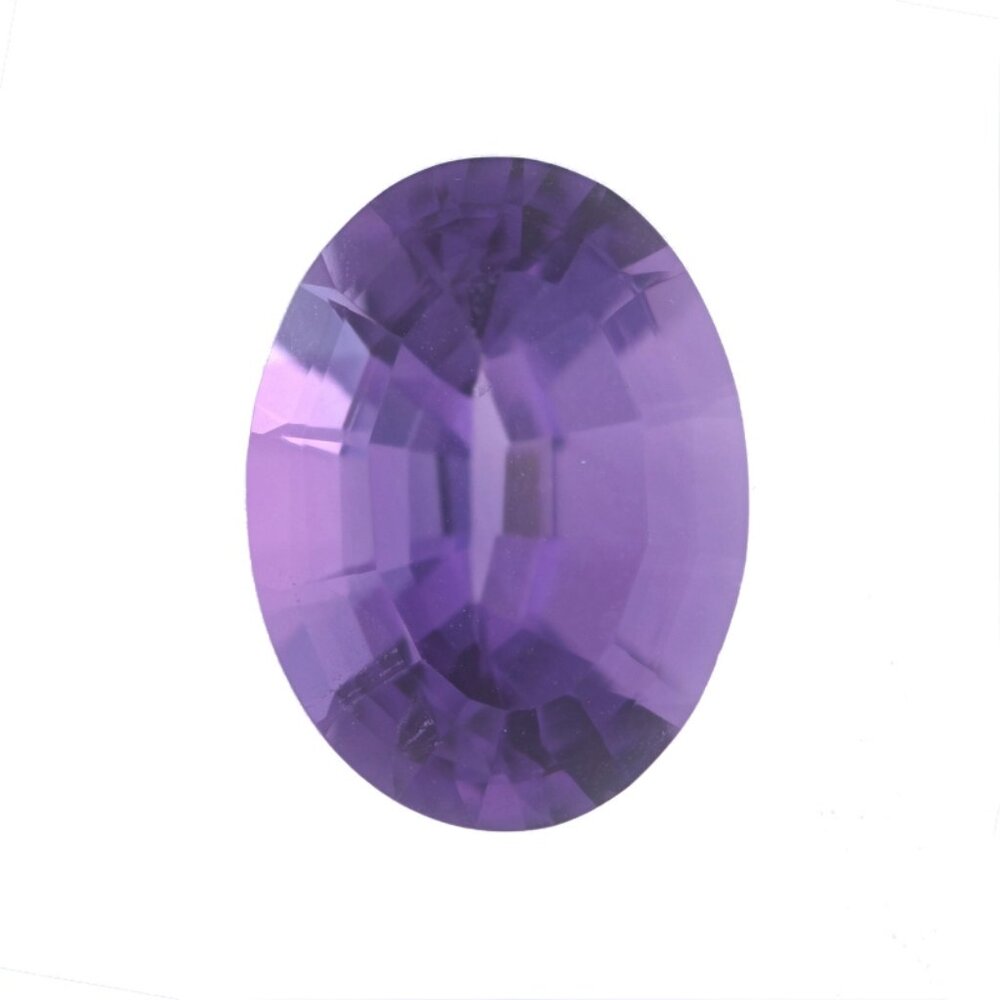 Loose Amethyst - Oval 9.62ct Purple Solitaire